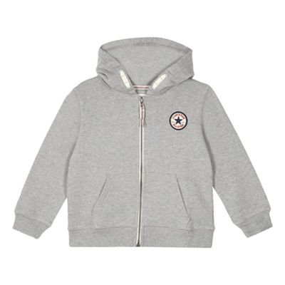 Converse Boys' grey Converse hoodie